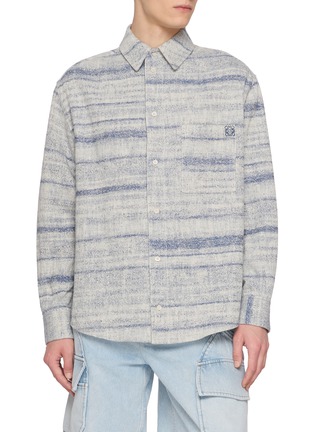 Main View - Click To Enlarge - LOEWE - Hazy Pattern Shirt