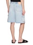 Back View - Click To Enlarge - LOEWE - Light Wash Cargo Shorts
