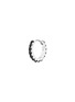 MARIA TASH Eternity 18K White Gold Black Diamond Hoop Earring