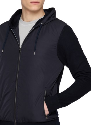  - HERNO - Hooded Zip Up Cotton Jacket