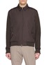 HERNO Flap Pocket Zip Up Cotton Jacket