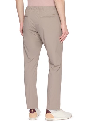 Back View - Click To Enlarge - HERNO - Drawstring Tapered Pants