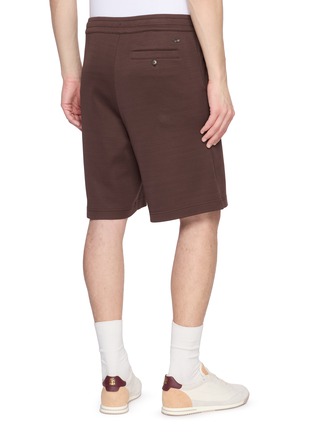 Back View - Click To Enlarge - HERNO - Knee Length Cotton Shorts