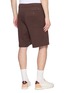Back View - Click To Enlarge - HERNO - Knee Length Cotton Shorts