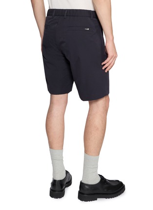 Back View - Click To Enlarge - HERNO - Flat Front Bermuda Shorts