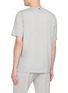 Back View - Click To Enlarge - HERNO - Logo Embroidered Cotton T-Shrirt