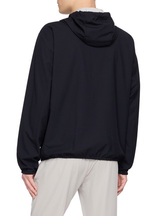 Back View - Click To Enlarge - HERNO - Reversible Hooded Jacket