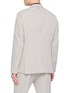 Back View - Click To Enlarge - HERNO - Single Breasted Ribbed Blazer
