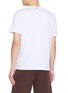 Back View - Click To Enlarge - HERNO - Logo Embroidered Cotton T-Shrirt