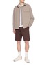 Figure View - Click To Enlarge - HERNO - Logo Embroidered Cotton T-Shrirt
