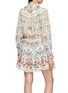 Back View - Click To Enlarge - FARM RIO - Printed Scalloped Hem Shirt Dress