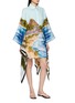 Detail View - Click To Enlarge - FARM RIO - Wrap Waist Printed Shirt Dress