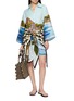 Figure View - Click To Enlarge - FARM RIO - Wrap Waist Printed Shirt Dress