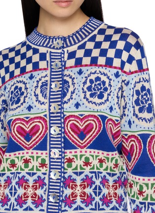  - FARM RIO - Patterned Button Up Cardigan