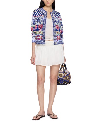 Figure View - Click To Enlarge - FARM RIO - Patterned Button Up Cardigan