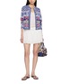 Figure View - Click To Enlarge - FARM RIO - Patterned Button Up Cardigan