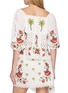 Back View - Click To Enlarge - FARM RIO - Embroidered Broderie Anglaise Panelled Cotton Top