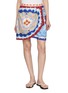 FARM RIO Printed Wrap Mini Skirt