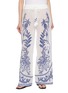 FARM RIO Embroidered Mesh Drawstring Pants