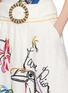  - FARM RIO - Belted Printed Midi Skirt