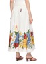 Back View - Click To Enlarge - FARM RIO - Belted Printed Midi Skirt
