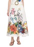 FARM RIO Belted Printed Midi Skirt