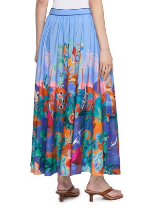 Back View - Click To Enlarge - FARM RIO - Printed Maxi Skirt