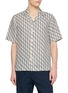 FRESCOBOL CARIOCA Wavy Pattern Camp Collar Shirt
