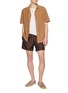 Figure View - Click To Enlarge - FRESCOBOL CARIOCA - Wavy Pattern Camp Collar Shirt