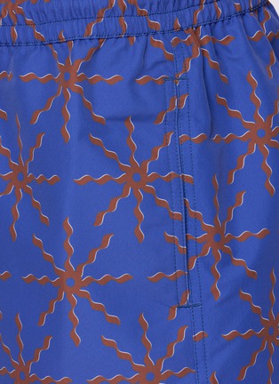  - FRESCOBOL CARIOCA - Sun Pattern Drawstring Swim Shorts