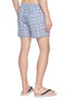 Back View - Click To Enlarge - FRESCOBOL CARIOCA - Patterned Drawstring Swim Shorts