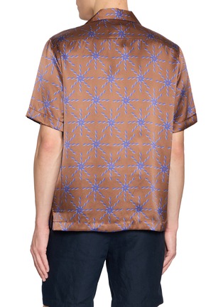 Back View - Click To Enlarge - FRESCOBOL CARIOCA - Roberto Short Sleeve Silk Shirt