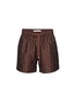 FRESCOBOL CARIOCA Wavy Pattern Jacquard Drawstring Swim Shorts