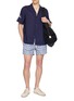 Figure View - Click To Enlarge - FRESCOBOL CARIOCA - Embroidered Camp Collar Shirt