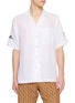 FRESCOBOL CARIOCA Embroidered Camp Collar Shirt