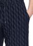  - FRESCOBOL CARIOCA - Wavy Pattern Drawstring Bermuda Shorts