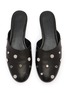 Detail View - Click To Enlarge - PEDDER RED - Riley Studded Leather Slippers