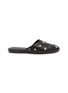 PEDDER RED Riley Studded Leather Slippers