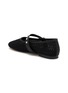  - PEDDER RED - Remi Crystal Embellished Mesh Mary Jane Flats
