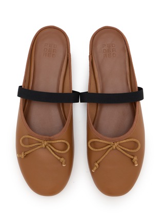 Detail View - Click To Enlarge - PEDDER RED - Rejine Leather Mule Flats