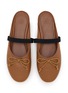 Detail View - Click To Enlarge - PEDDER RED - Rejine Leather Mule Flats