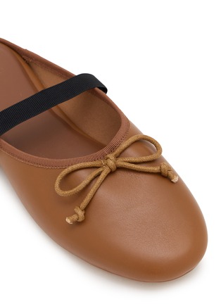 Detail View - Click To Enlarge - PEDDER RED - Rejine Leather Mule Flats