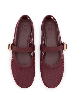 Detail View - Click To Enlarge - PEDDER RED - Rachel Mesh Mary Janes