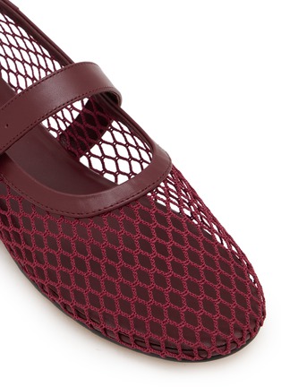 Detail View - Click To Enlarge - PEDDER RED - Rachel Mesh Mary Janes
