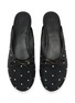 Detail View - Click To Enlarge - PEDDER RED - Rushelle Rhinestone Embellished Mesh Mules
