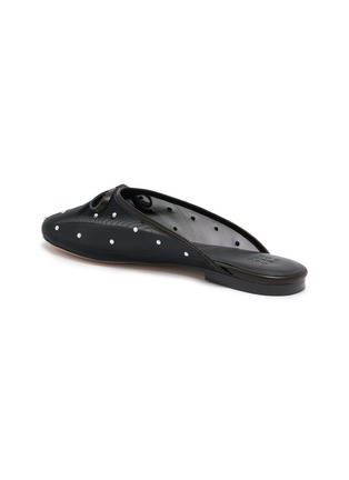 - PEDDER RED - Rushelle Rhinestone Embellished Mesh Mules