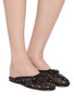 Figure View - Click To Enlarge - PEDDER RED - Rushelle Rhinestone Embellished Mesh Mules