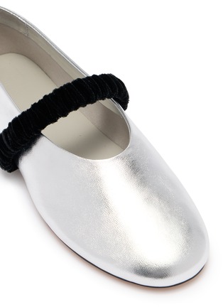 Detail View - Click To Enlarge - PEDDER RED - Blake Leather Mary Jane Flats
