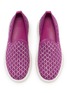 Detail View - Click To Enlarge - PEDDER RED - Dakota Rhinestone Embellished Knit Flats