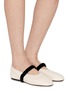 Figure View - Click To Enlarge - PEDDER RED - Blake Leather Mary Jane Flats